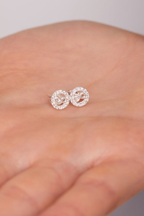 Heliophilia Silver Pendientes de Plata Esterlina 925 Plateados
